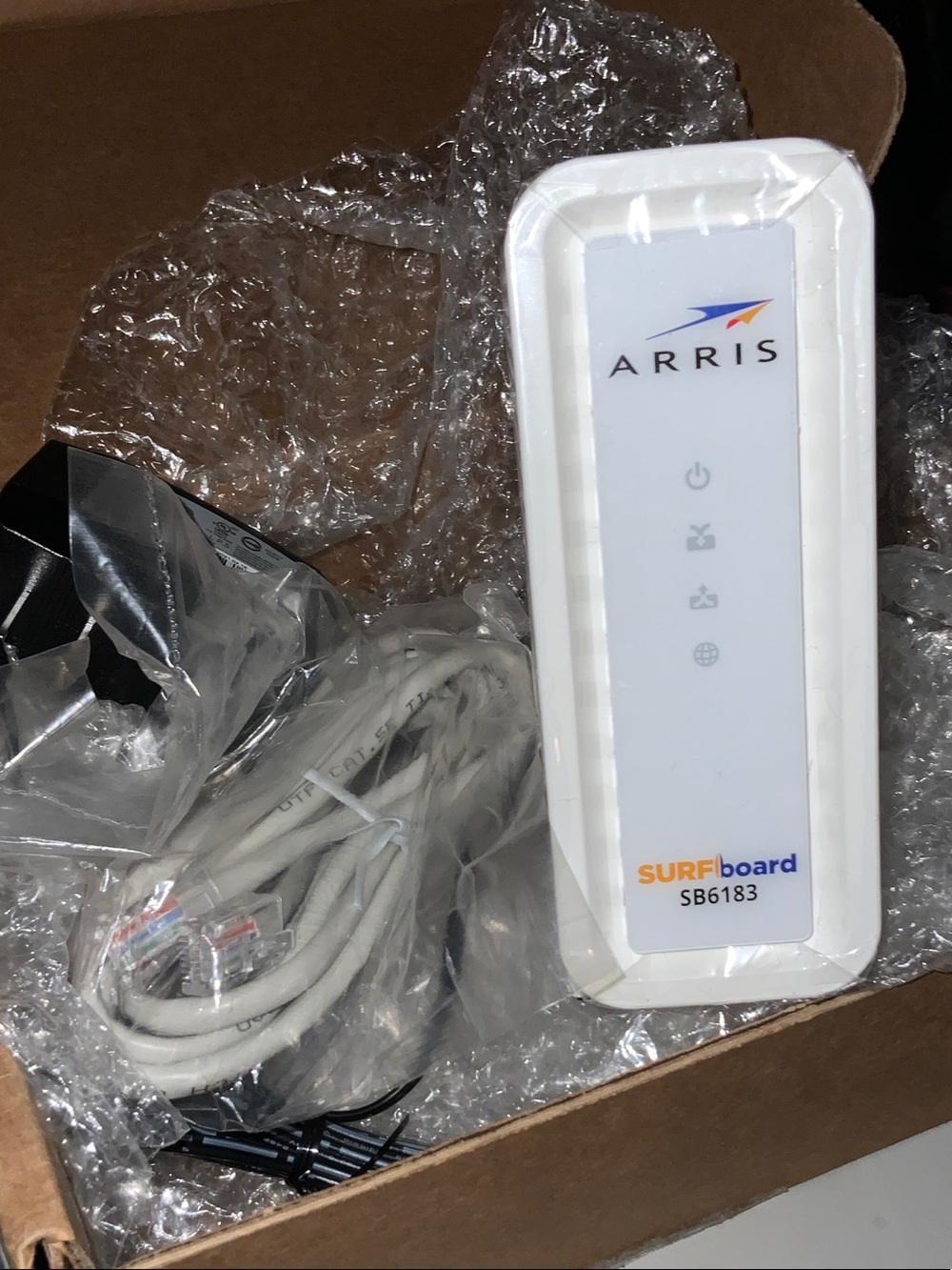 SURFboard SB6183 White Cable Modem - Reliable Home Internet